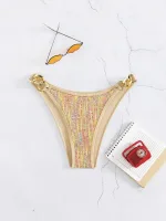 bikini à lacets deux pièces pour femme